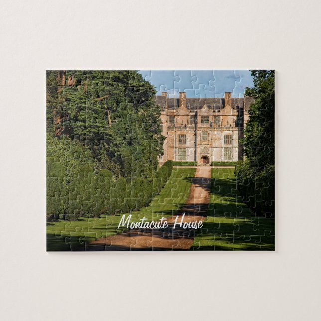 Late Elizabethan Montacute House Stately Home Jigsaw Puzzle (Horizontal)