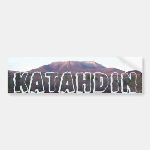 Late fall at Abol Bridge Bumper Sticker