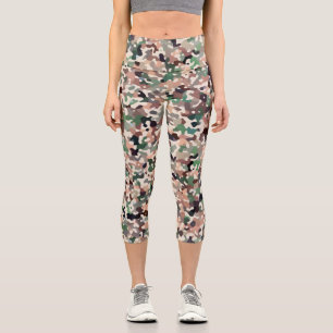 Late Fall Colours Capri Leggings