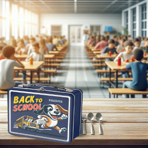 Late for School Dog Lunchbox