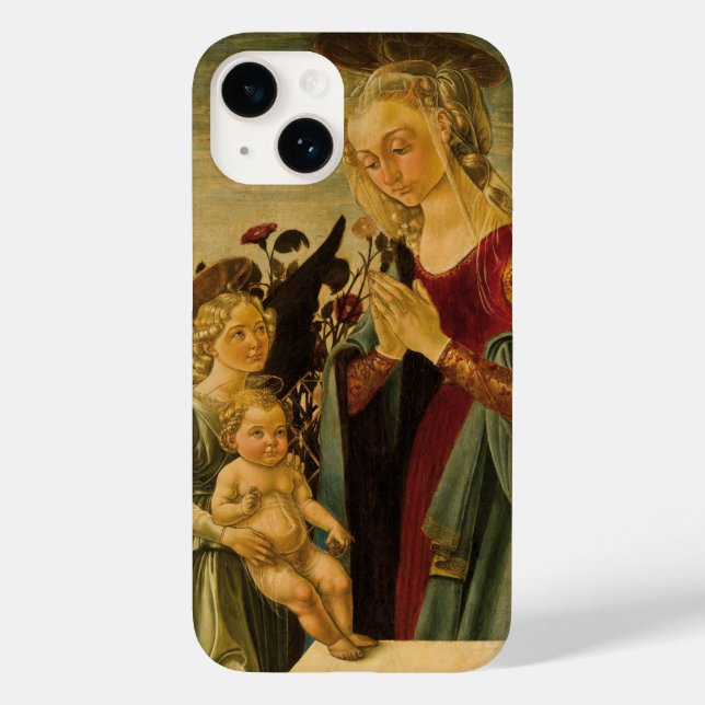 Late Italian Renaissance Madonna, Child and Angel Case-Mate iPhone Case (Back)