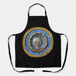 Late Mediaeval Manuscript Skull  Apron
