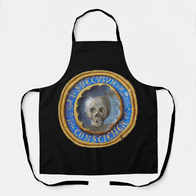 Late Mediaeval Manuscript Skull  Apron (Front)