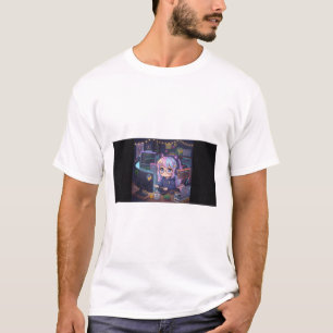 Late Night Debug Girl T-Shirt - Anime Kawaii Progr