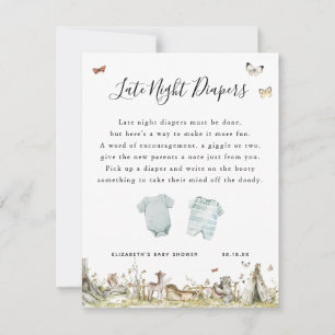 Late Night Diapers Baby Shower Game