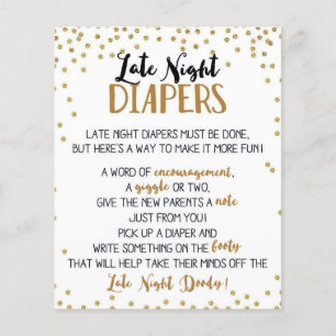 Late Night Diapers Sign Diaper Thoughts Sign Baby 