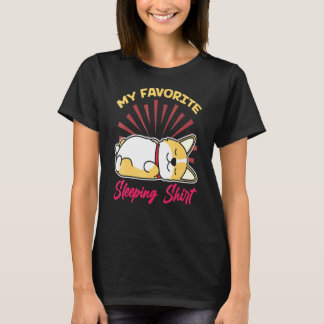Late Nighter Sleepy Cute Sleeping Animal Pet Late  T-Shirt