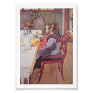 Late Riser at Breakfast Photo Print
