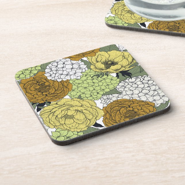 Late spring garden 2 coaster (Left Side)