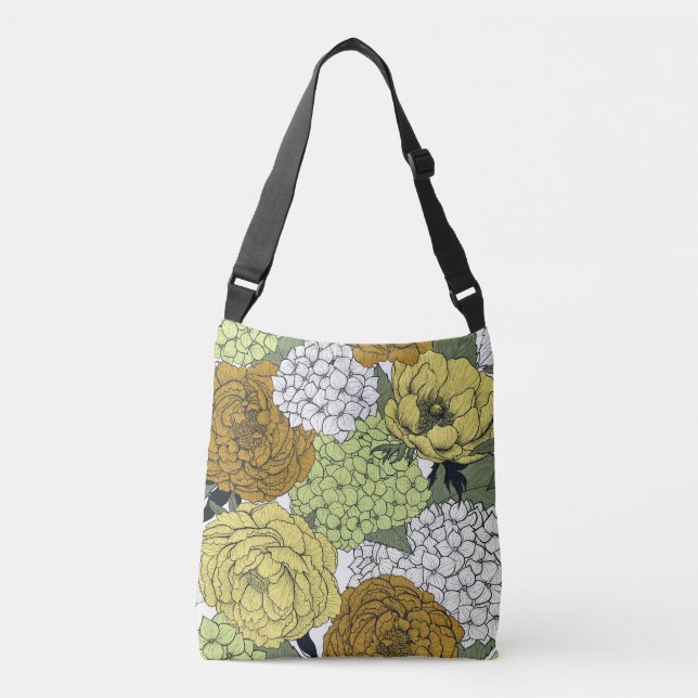 Late spring garden 2 crossbody bag (Front)