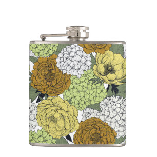 Late spring garden 2 hip flask