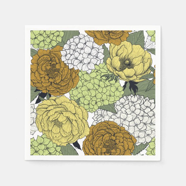 Late spring garden 2 napkin (Front)