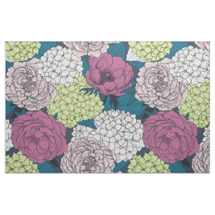 Late spring garden fabric