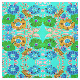 Late Summer Blues Fabric