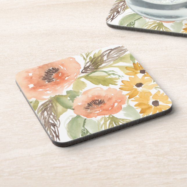 Late Summer Flowers I Coaster (Left Side)
