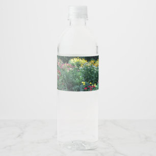 Late Summer Garden Sandy & Tom 2018 Water Bottle Label