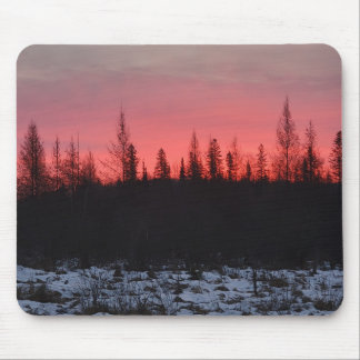 Late winter sunrise mouse pad
