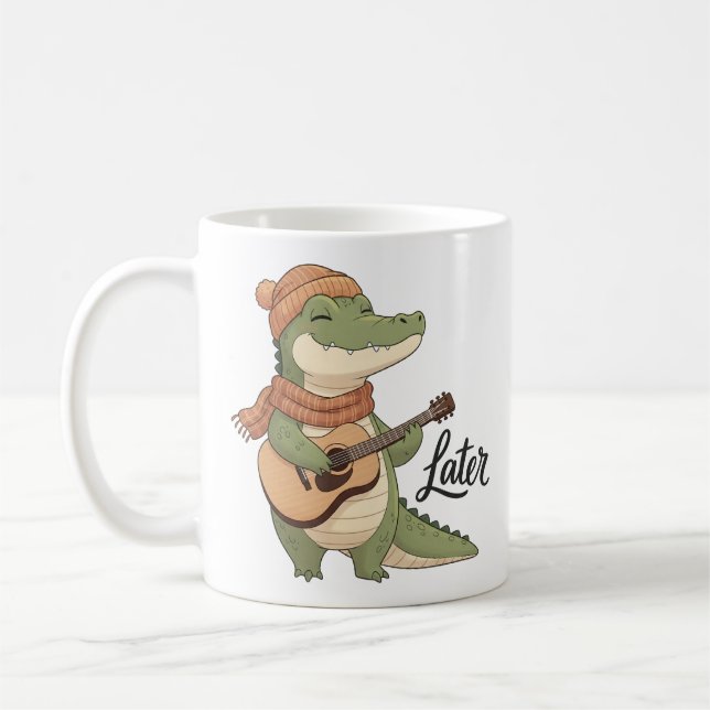 Later Alligator Coffee Mug (Left)