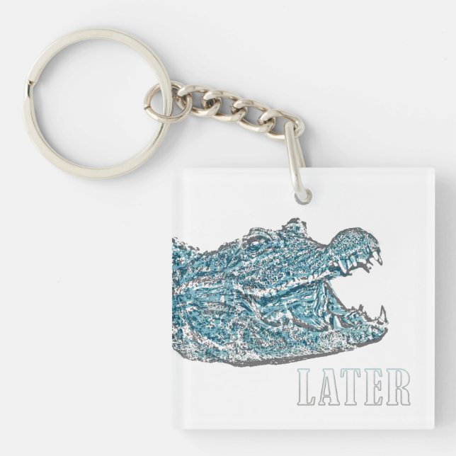 Later Alligator  Key Ring (Front)