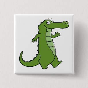 Later Gator 15 Cm Square Badge