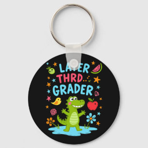 Later Gator Funny Alligator Kids Cute Third Key Ring