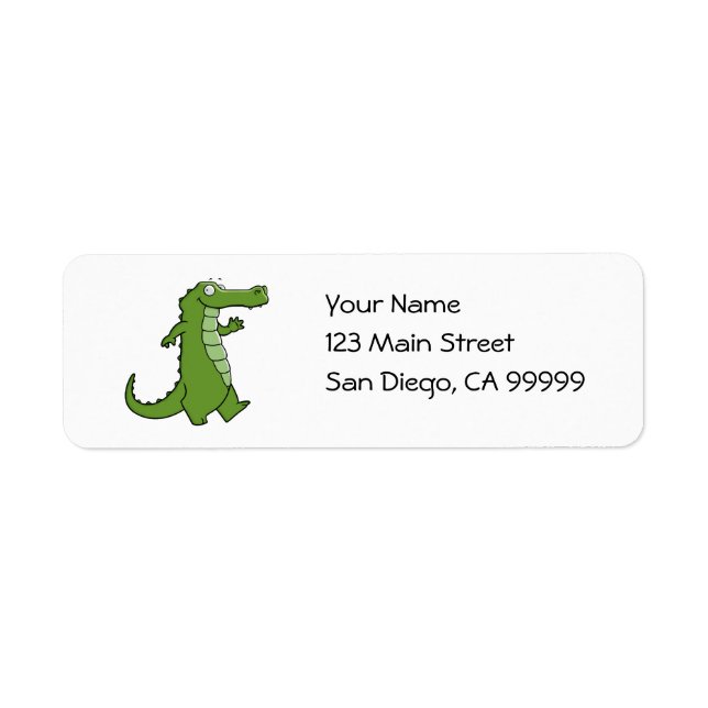Later Gator Return Address Label (Front)