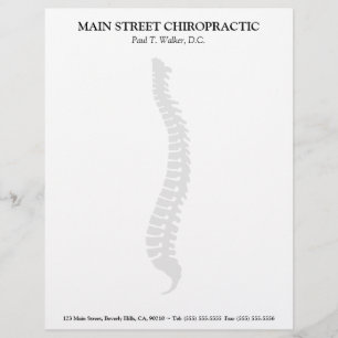 Lateral Spine Chiropractic Letterhead Design