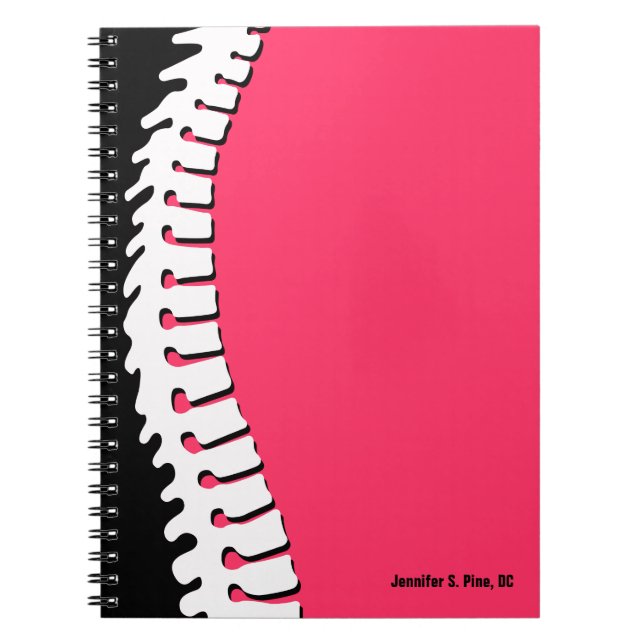 Lateral Spine Personalised Notebook (Front)