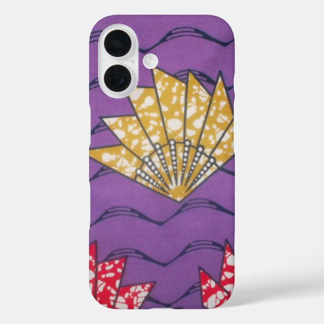 Latest Africa Wavy Traditional Fashion Pattern Art Case-Mate iPhone Case (Back)