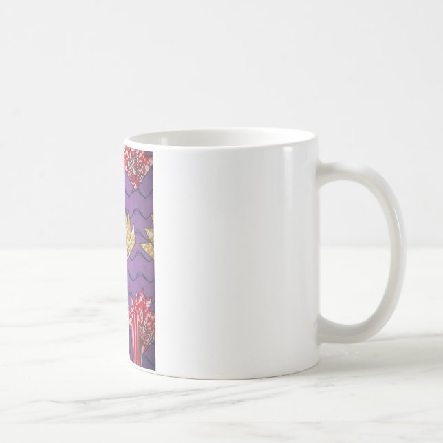 Latest Africa Wavy Traditional Fashion Pattern Art Coffee Mug (Right)