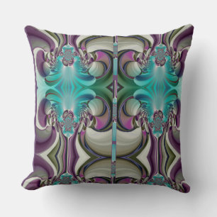 Latest Angelic Special Gift Cyan Purple shade Art Cushion