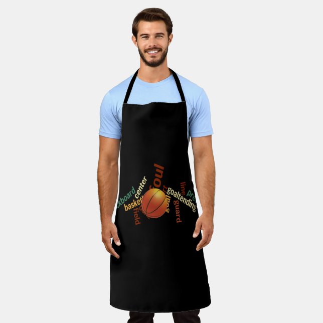 Latest Basketball Summer Home Party Time Apron (Worn)