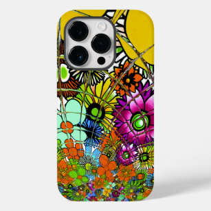 Latest colourful amazing floral pattern design art Case-Mate iPhone 14 pro case