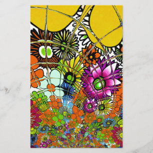 Latest Colourful Amazing Floral Pattern Design Art Stationery