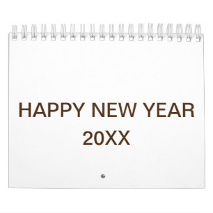 Latest Custom TextLogo Calendar