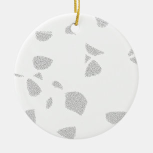 Latest Custom TextLogo Ceramic Ornament