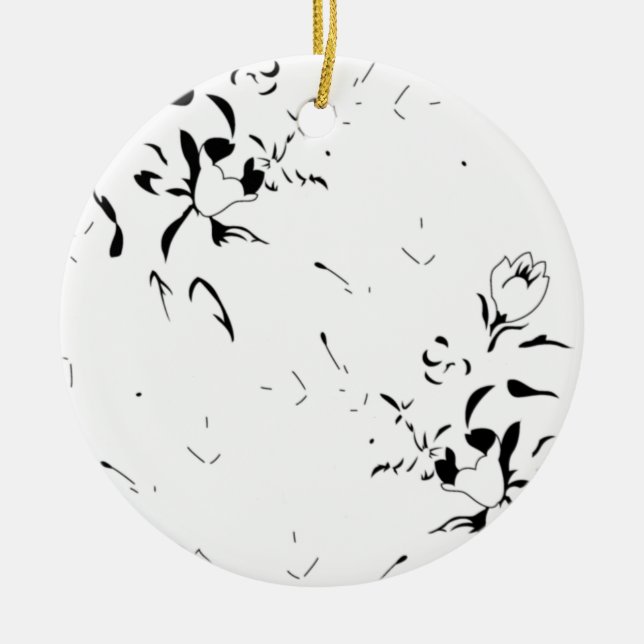 Latest Custom TextLogo Ceramic Ornament (Front)