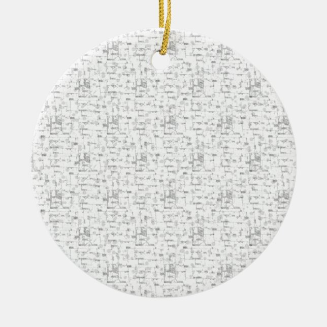 Latest Custom TextLogo Ceramic Ornament (Front)