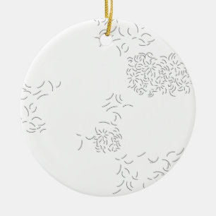Latest Custom TextLogo Ceramic Ornament