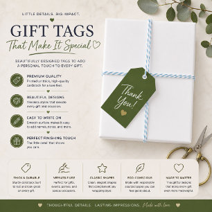 Latest Custom TextLogo Gift Tags