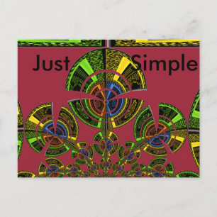 Latest edgy African Maasai Tribal culture pattern Postcard