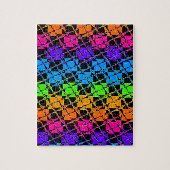 Latest lovely edgy colourful happy reflection jigsaw puzzle (Vertical)