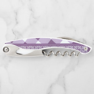 Latest natural purple pigments pattern design corkscrew