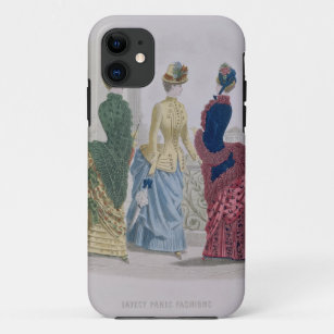 Latest Paris Fashions, three day dresses in a fash iPhone 11 Case