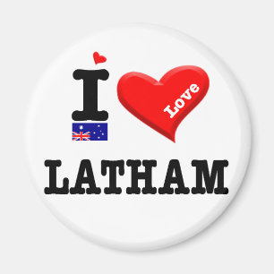 LATHAM - I Love Magnet