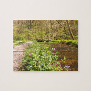 Lathkill Dale view in Derbyshire, England Jigsaw Puzzle