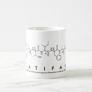 Latifah peptide name mug