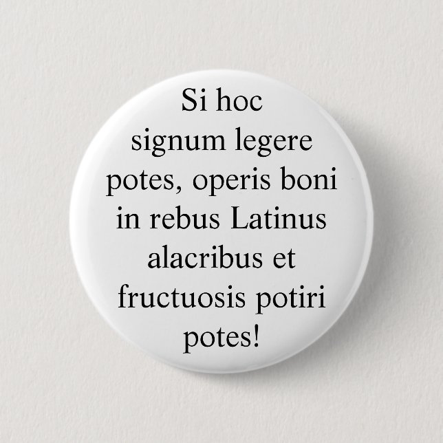 Latin Button (Front)