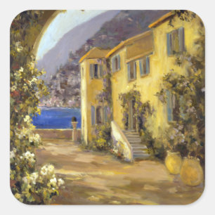 Latin Calm I Square Sticker