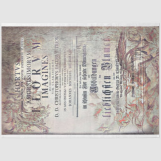 Latin ephemera tissue paper